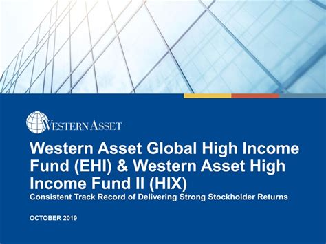 western asset high income fund.